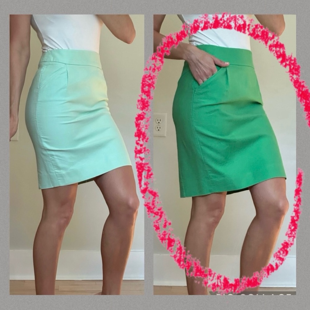 J. Crew Kelly Green Pencil Skirt
